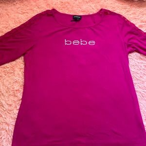 Pink bebe shirt